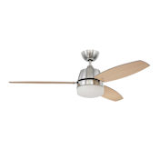 Craftmade Beltre 52" 3 Blade Indoor LED Ceiling Fan Brushed Nickel