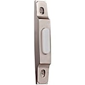 Craftmade Surface Mount Thin Profile Pushbutton from the Builder Surface Mount Collection Pewter
