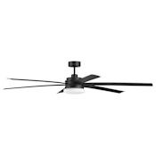 Craftmade Chilz 72" 6 Blade Indoor LED Ceiling Fan Flat Black