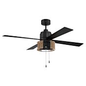 Craftmade Kensey 52" 4 Blade Indoor Ceiling Fan Flat Black