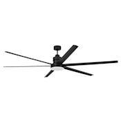 Craftmade Mondo 80" 6 Blade Indoor LED Ceiling Fan Flat Black