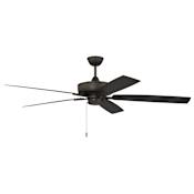 Craftmade Outdoor Super Pro 60 60" 5 Blade Indoor / Outdoor Ceiling Fan Espresso