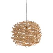 Craftmade Natural Pendant 17" Wide Outdoor Cage Pendant Natural