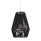 Craftmade Natural Pendant 12" Wide Outdoor Pendant Flat Black