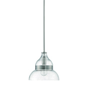 Craftmade Smyth 11" Wide Pendant Brushed Polished Nickel