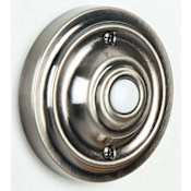 Craftmade 2-9/10" Tall Lighted Pushbutton Doorbell Antique Pewter