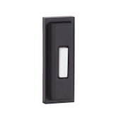 Craftmade 3-3/4" Tall Lighted Pushbutton Doorbell Flat Black