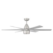Craftmade Quirk 54" 6 Blade Indoor LED Ceiling Fan Titanium
