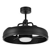 Craftmade Taylor 20" Wide LED 3 Blade Fandelier Flat Black
