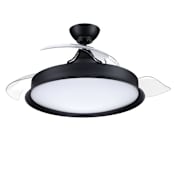 Craftmade Union 42" 3 Blade Indoor Smart LED Ceiling Fan Flat Black