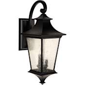 Craftmade Argent II 3 Light 26" Tall Outdoor Wall Sconce Midnight