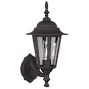 Craftmade Hex 16" Tall Outdoor Wall Sconce Matte Black