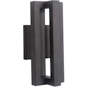 Craftmade Kai 14" Tall LED Outdoor Wall Sconce Matte Black
