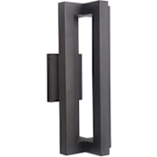 Craftmade Kai 18" Tall LED Outdoor Wall Sconce Matte Black