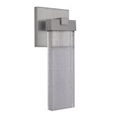Craftmade Aria 15" Tall LED Outdoor Wall Sconce Satin Aluminum