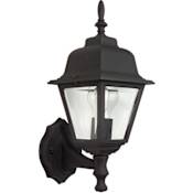 Craftmade Coach Lights 16" Tall Outdoor Wall Sconce Matte Black