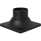 Craftmade 5-7/8" Wide Square Post / Pier Mount Base Matte Black
