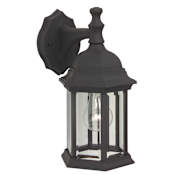 Craftmade Hex Style Cast 13" Tall Outdoor Wall Sconce Matte Black