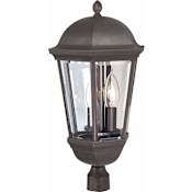 Craftmade Britannia 3 Light 20" Tall Post Light Oiled Bronze