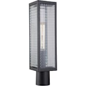Craftmade Deka 19" Tall Post Light Midnight