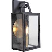 Craftmade Wolford 15" Tall Outdoor Wall Sconce Textured Matte Black