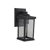 Craftmade Resilience Lanterns 12" Tall Outdoor Wall Sconce Textured Black