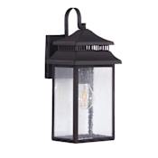 Craftmade Crossbend 15" Tall Outdoor Wall Sconce Dark Bronze Gilded