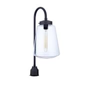 Craftmade Laclede 25" Tall Post Light Midnight