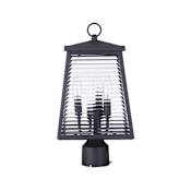 Craftmade Armstrong 3 Light 16" Tall Post Light Midnight