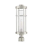 Craftmade Encompass 22" Tall Outdoor Single Head Post Light Satin Aluminum