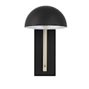 Craftmade Kahn 14" Tall Outdoor Wall Sconce Midnight / Satin Aluminum