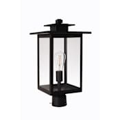 Craftmade Rock Creek 19" Tall Post Light Textured Black