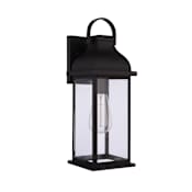 Craftmade Bent Tree 16" Tall Outdoor Wall Sconce Midnight
