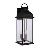 Craftmade Bent Tree 3 Light 23" Tall Outdoor Wall Sconce Midnight
