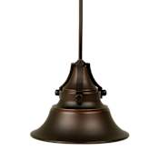 Craftmade Union 8" 1 Light Pendant Oiled Bronze Gilded
