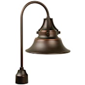 Craftmade Union Gooseneck Post Light Oiled Bronze Guilded