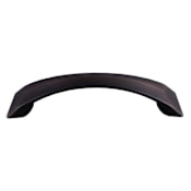 Crown Cabinet Hardware Deco 3-3/4 Inch Center to Center Dome Arch Cabinet Handle / Drawer Pull Oil Rubbed Bronze