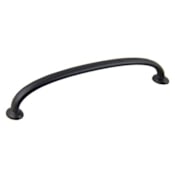 Crown Cabinet Hardware Deco 6-5/16 Inch Center to Center Handle Cabinet Pull Matte Black