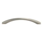Crown Cabinet Hardware Deco 5 Inch Center to Center Arch Cabinet Pull Satin Nickel