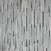 Cruz Bay Studio Linear Lines - 6" x 12" Brick Wall Tile - Textured Visual - Sold by Carton (5.2 SF/Carton) Himalayan Frost