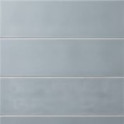 Cruz Bay Studio Bedouin - 4" x 12" Rectangle Wall Tile - Glossy Visual - Sold by Carton (9.9 SF/Carton) Blue Matte