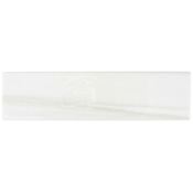 Cruz Bay Studio Alpine - 3" x 12" Brick Wall Tile - Glossy Visual - Sold by Carton (5.33 SF/Carton) Blanc Gloss