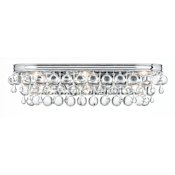 Crystorama Lighting Group Calypso 23" Wide Vanity Light with Clear Glass Accents Polished Chrome