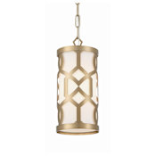 Crystorama Lighting Group Jennings 6" Wide Mini Pendant Aged Brass