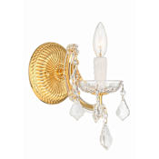 Crystorama Lighting Group Maria Theresa 12" Tall Wall Sconce Gold