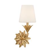 Crystorama Lighting Group Broche 15" Tall Wall Sconce Antique Gold