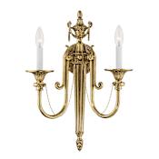 Crystorama Lighting Group Langley 2 Light 20" Tall Wall Sconce Olde Brass