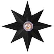 Crystorama Lighting Group Astro 12" Tall Wall Sconce Black