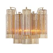 Crystorama Lighting Group Addis 2 Light 12" Tall Wall Sconce Aged Brass
