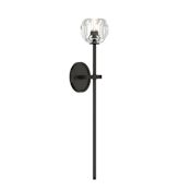 Crystorama Lighting Group Aragon 11" Tall LED Wall Sconce Matte Black